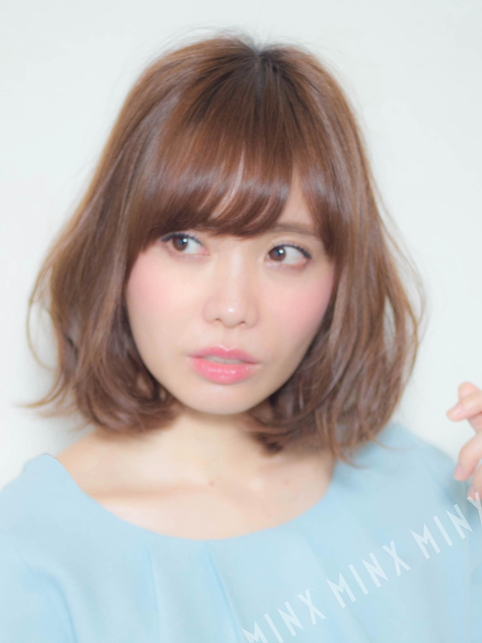 大人可愛い こなれウェーブ 表参道銀座原宿の美容院minx