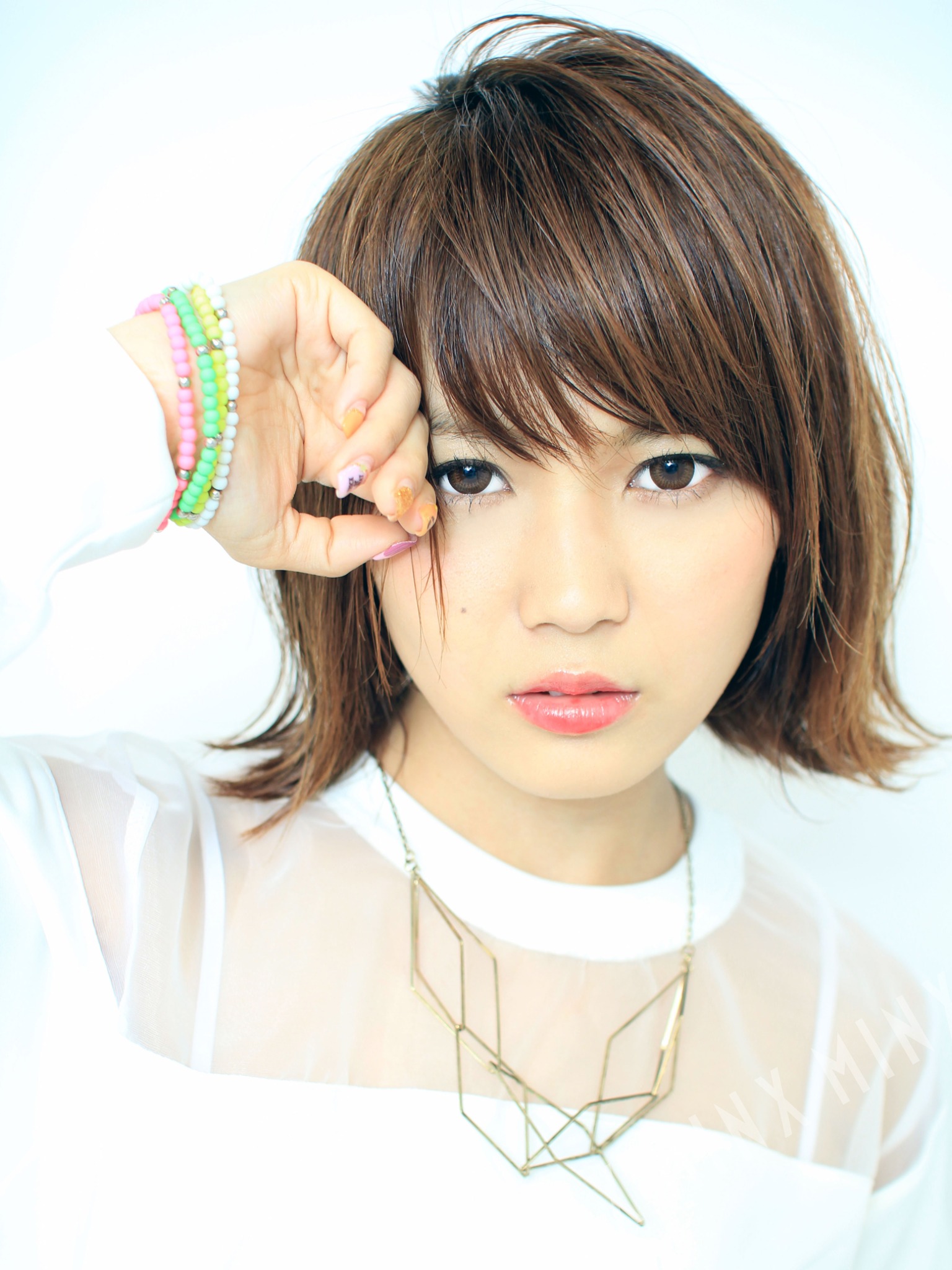 外ハネ ウェット ボブ 表参道銀座原宿の美容院minx