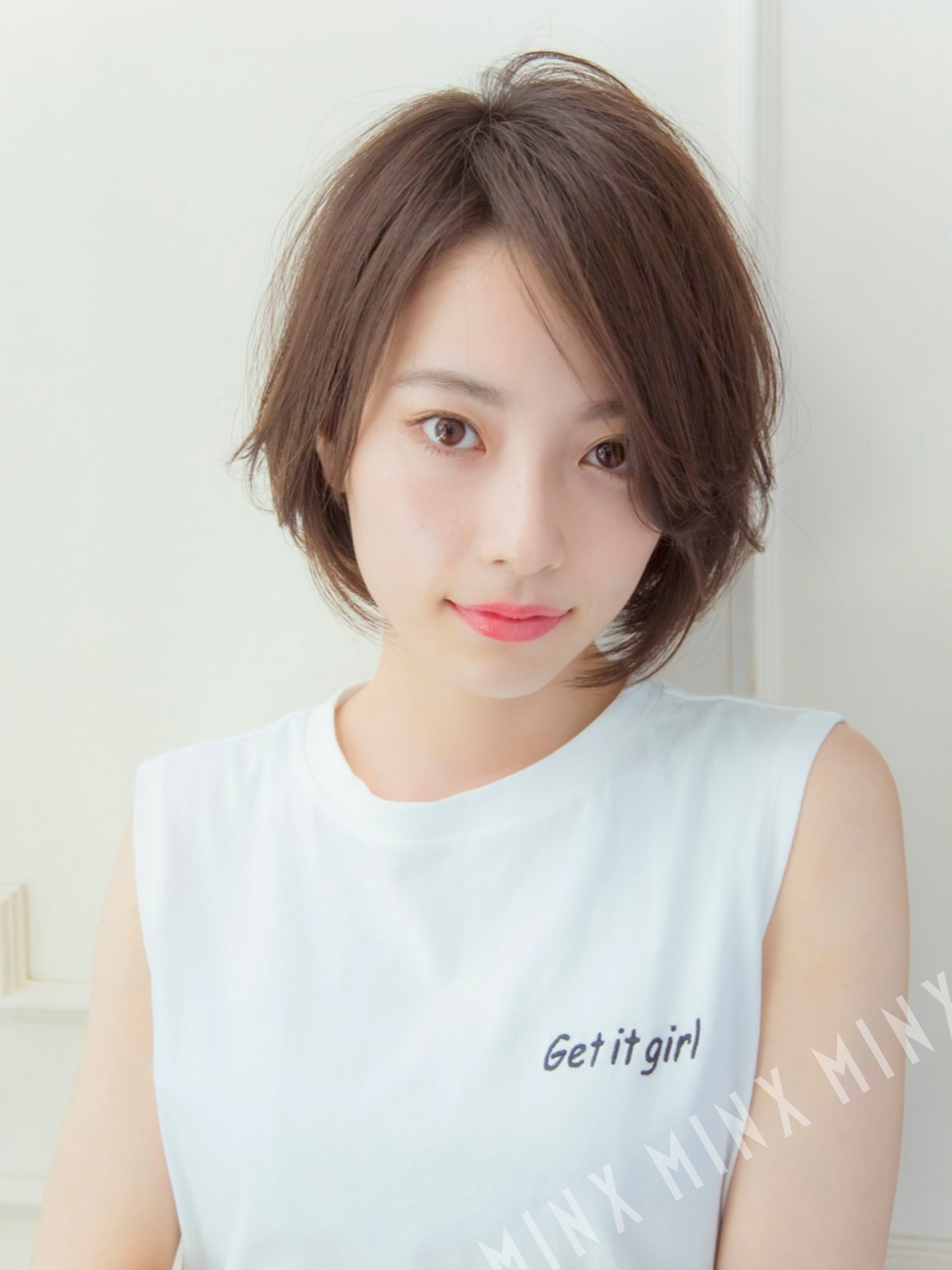 簡単スタイリング 大人ショートボブ 表参道銀座原宿の美容院minx 簡単スタイリング 大人ショートボブ 表参道銀座原宿の美容院minx