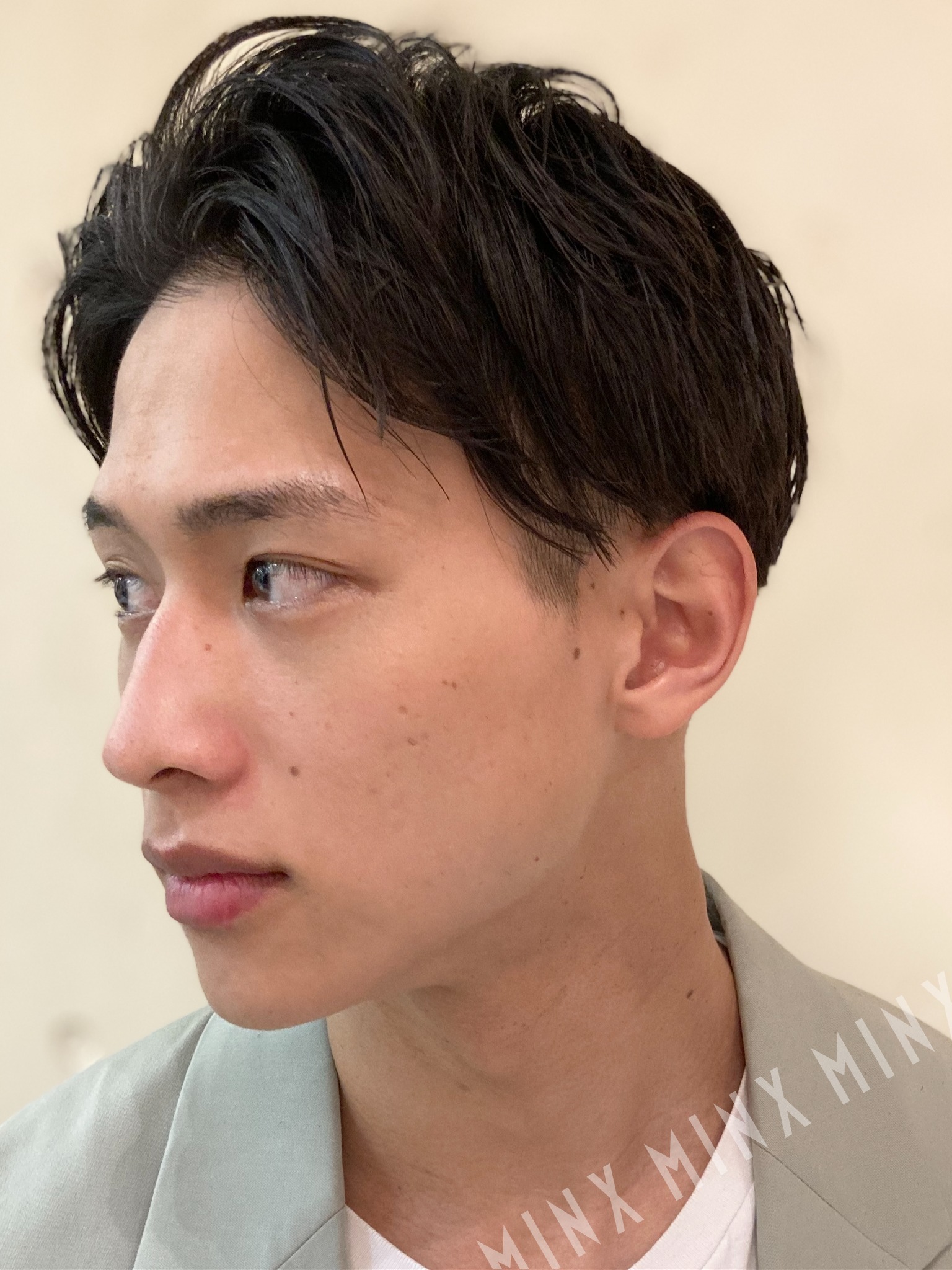 Minxメンズ 安田 フェードサイドパート 表参道銀座原宿の美容院minx