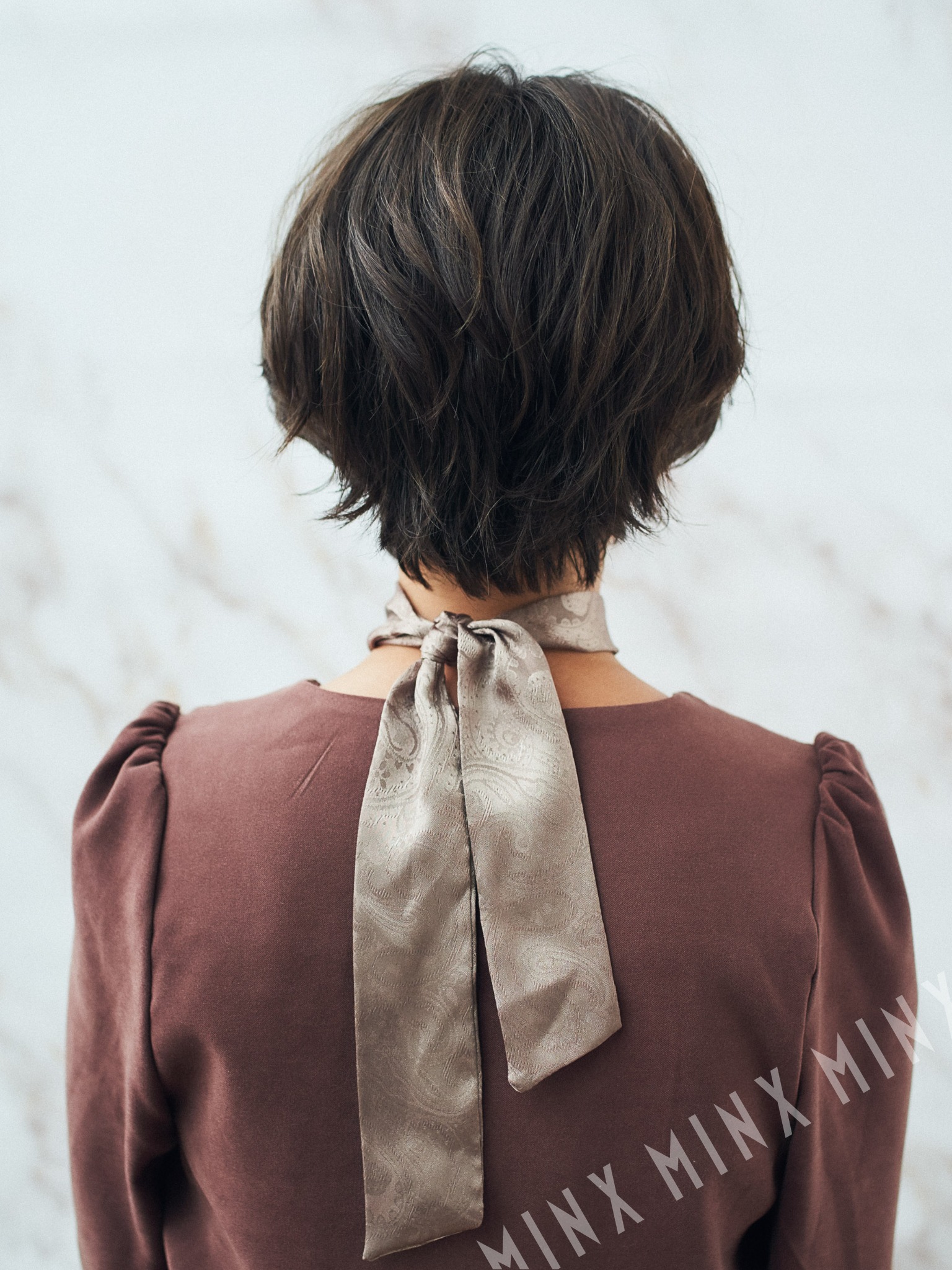 まーにゃ【カット_美容師コラボアレンジ】天使のModishショート＜M＞ ?media_id=3301137607382966992
