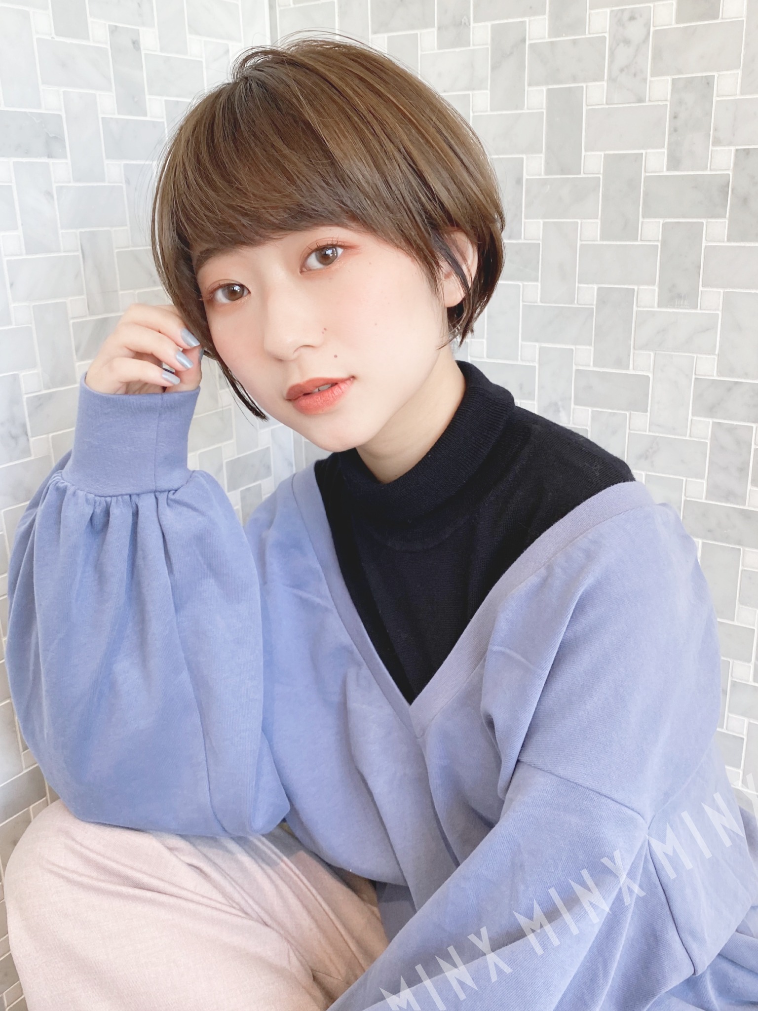 MINX加茂】銀座 美容室 カット 上手 ショート ボブ イルミナ