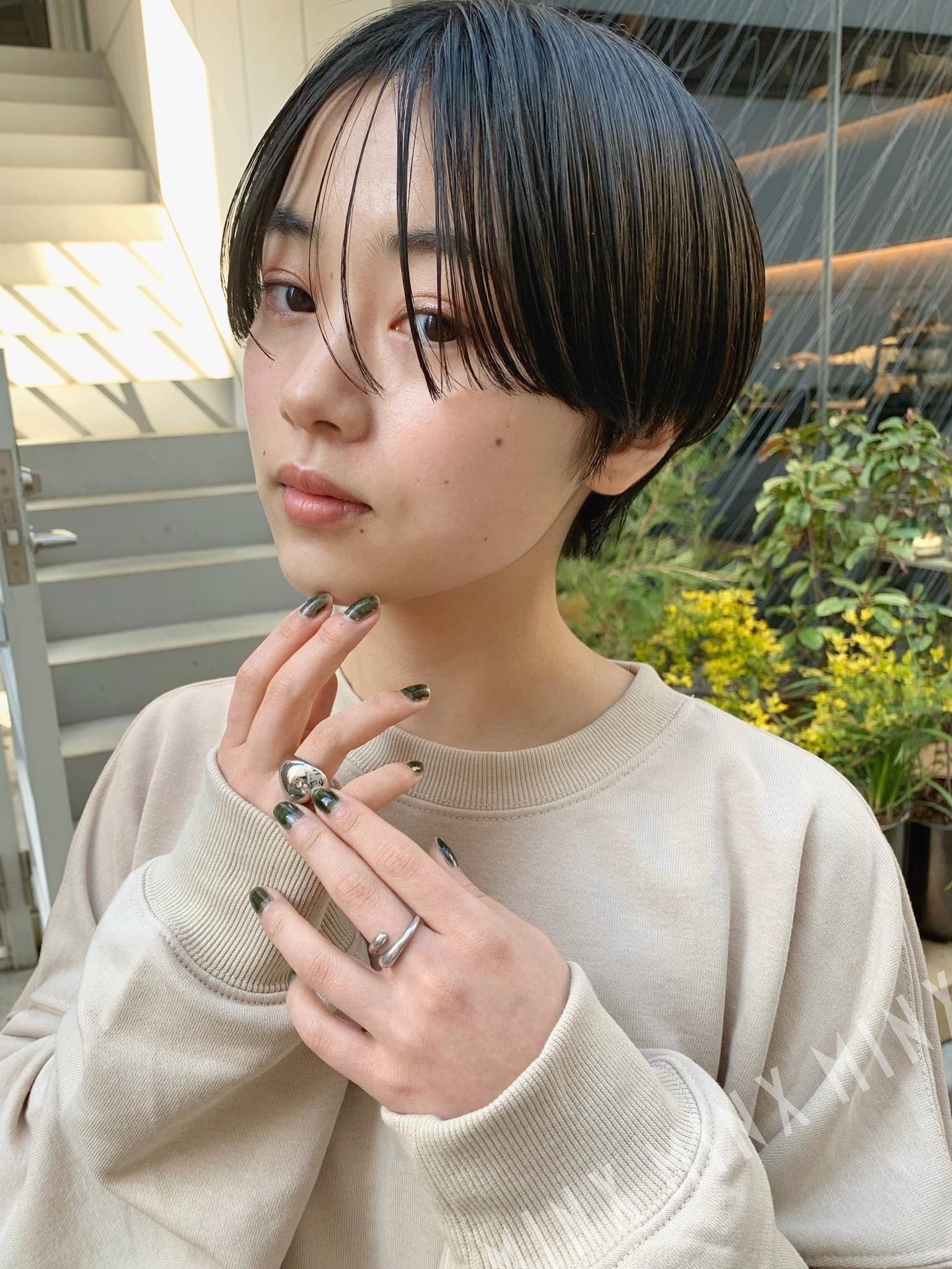 コンパクトショート×うざバング | 表参道銀座原宿の美容院MINX