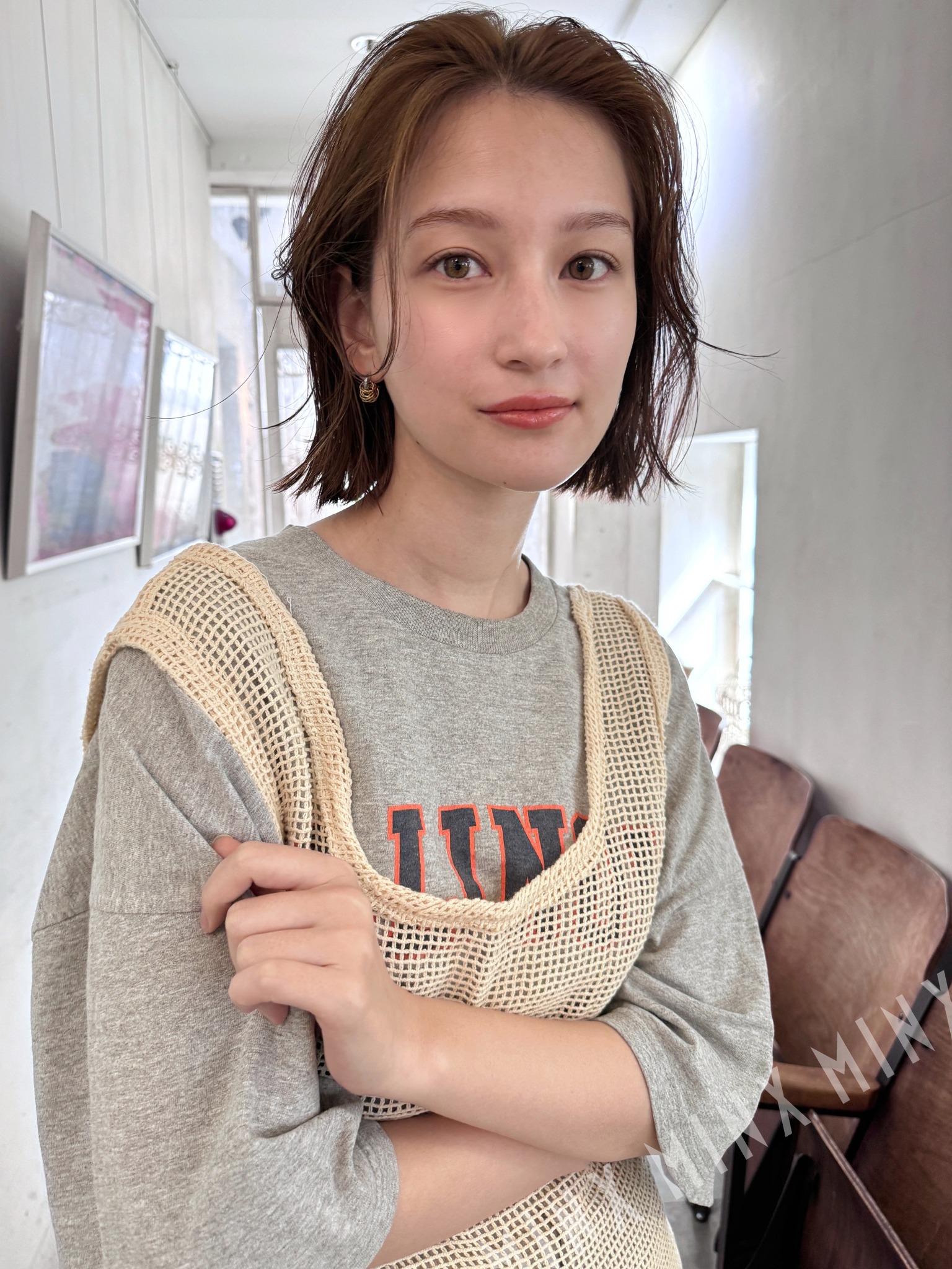 外国人風ニュアンスボブ | 表参道銀座原宿の美容院MINX