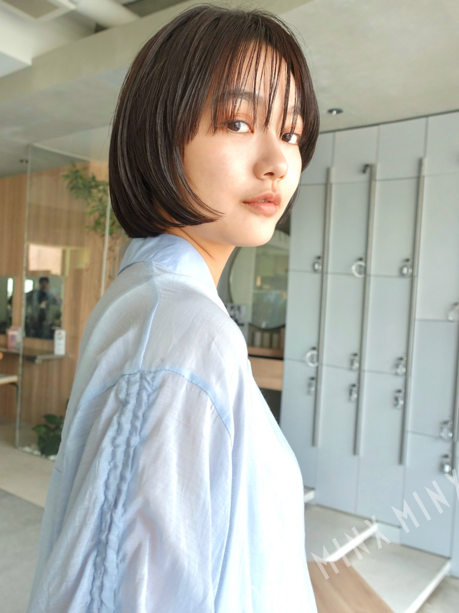 ぷつっと前上がりボブ | 表参道銀座原宿の美容院MINX