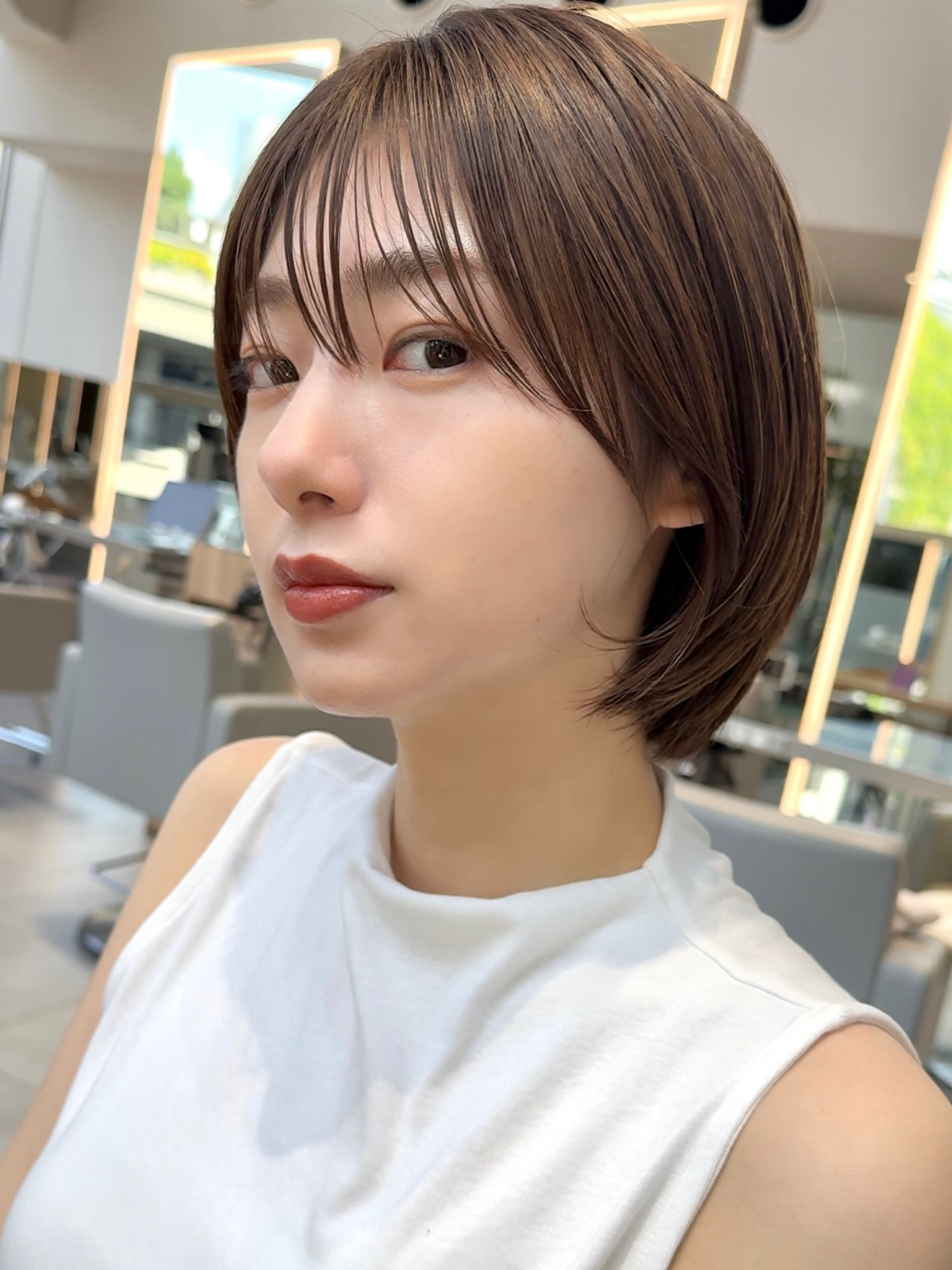 ボブ様 前上がりナチュラルボブ | 表参道銀座原宿の美容院MINX