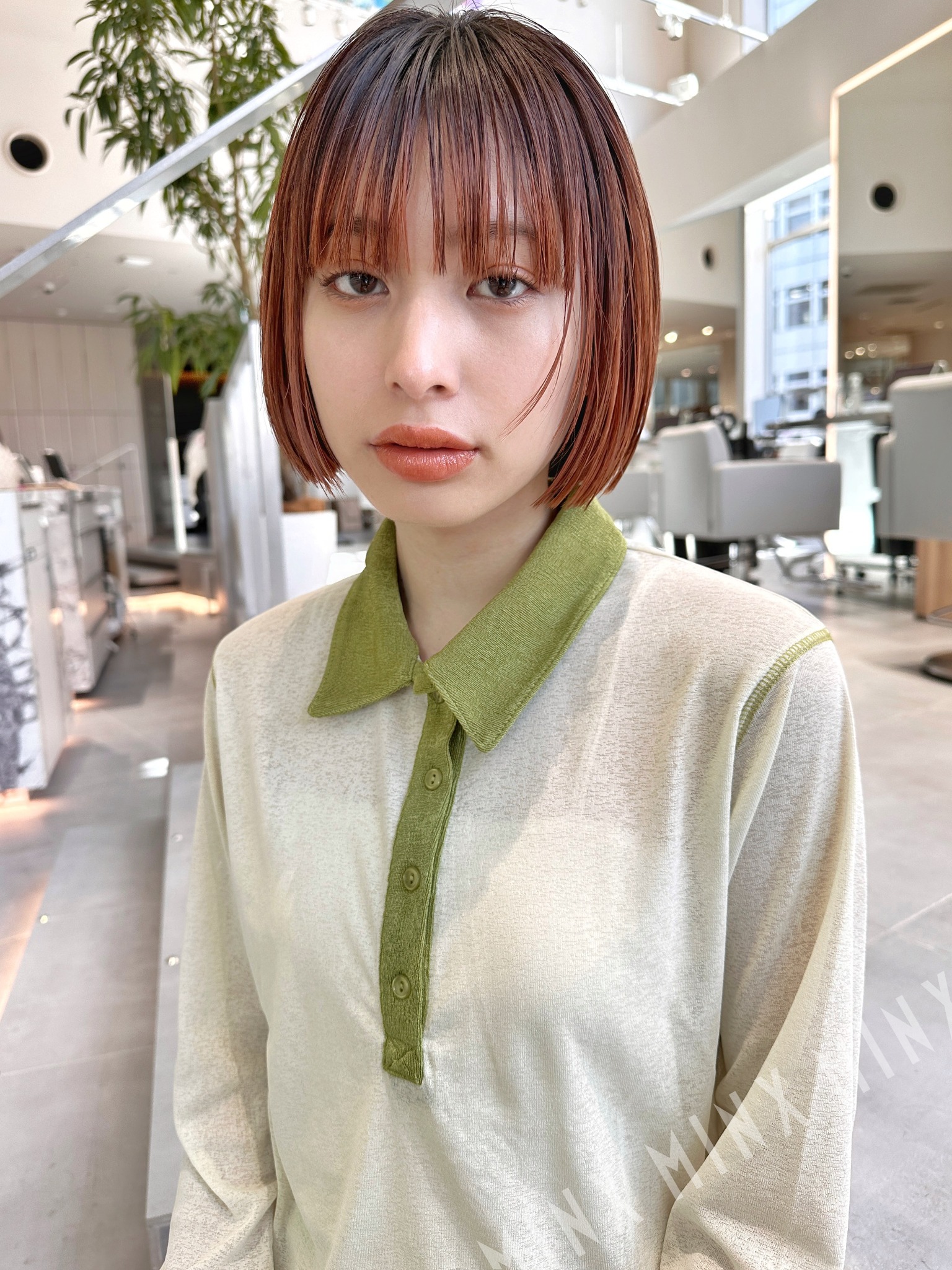 あご上ぷつっとボブ | 表参道銀座原宿の美容院MINX