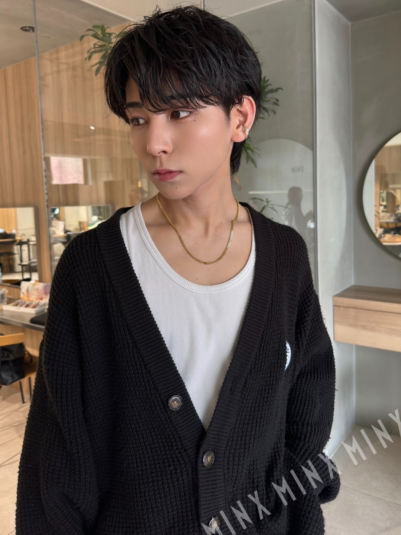 コンマバング×緩めスパイラル | 表参道銀座原宿の美容院MINX