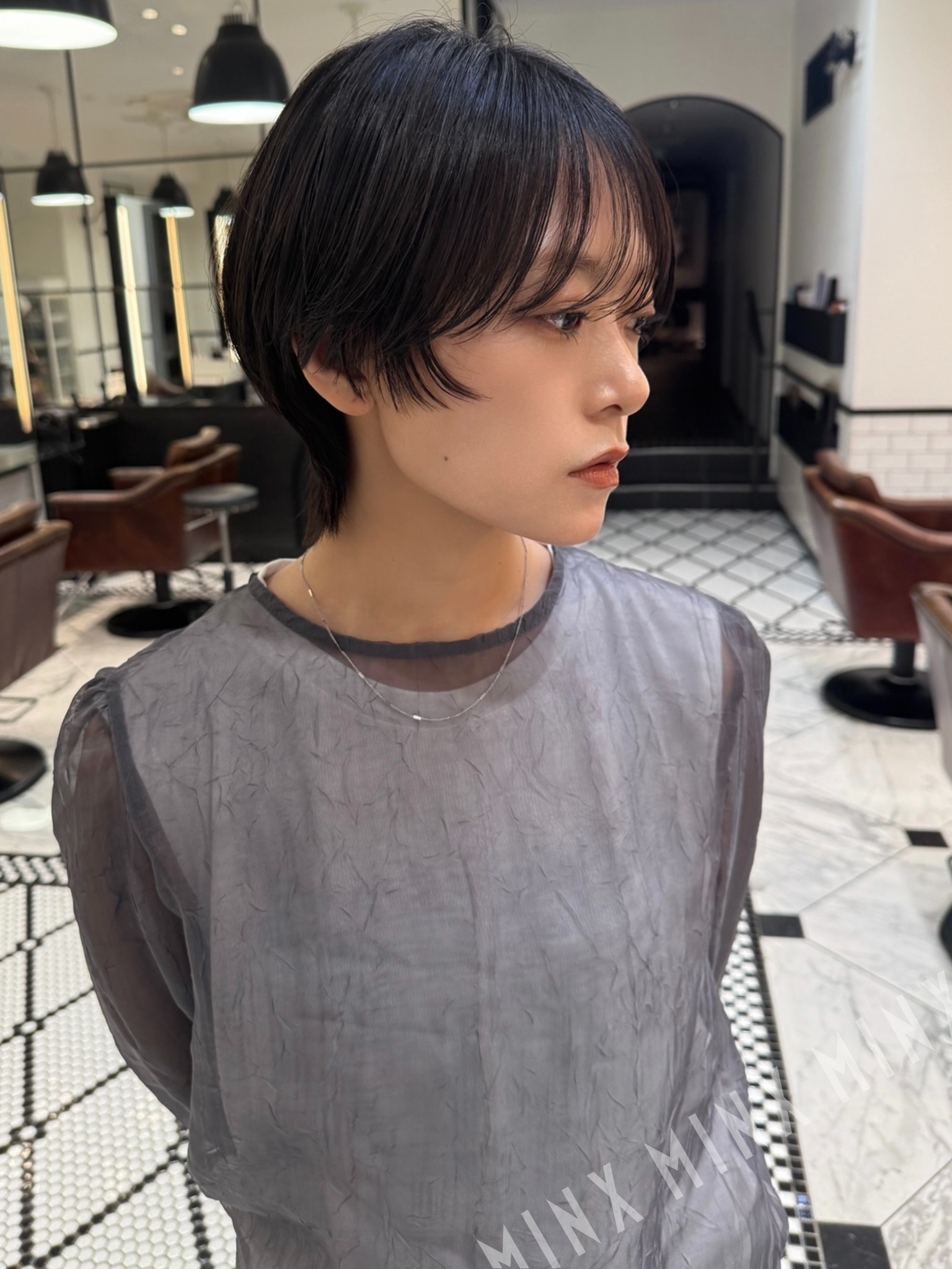 レイヤーショート | 表参道銀座原宿の美容院MINX