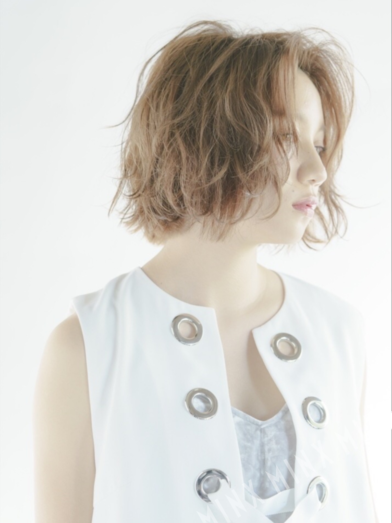 無造作ボブ 表参道銀座原宿の美容院minx