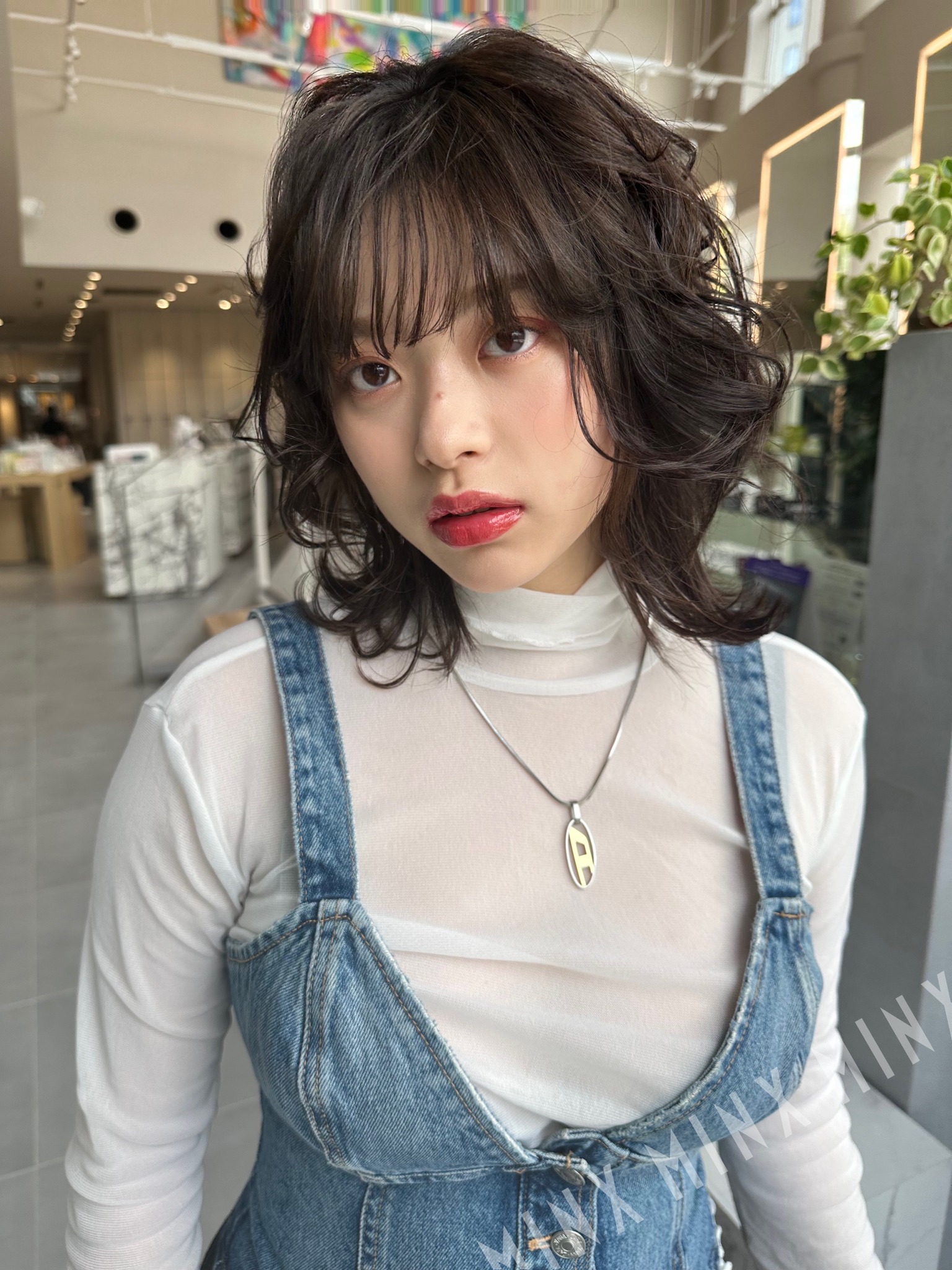 レイヤーミックス巻き | 表参道銀座原宿の美容院MINX