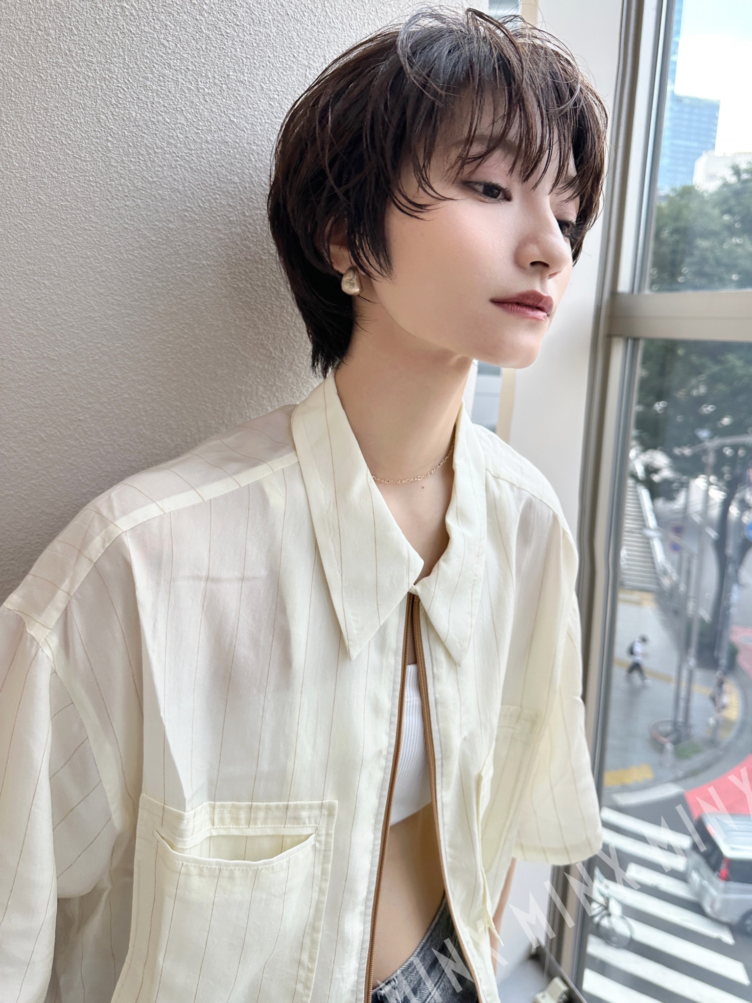 大人のマッシュショートレイヤー | 表参道銀座原宿の美容院MINX