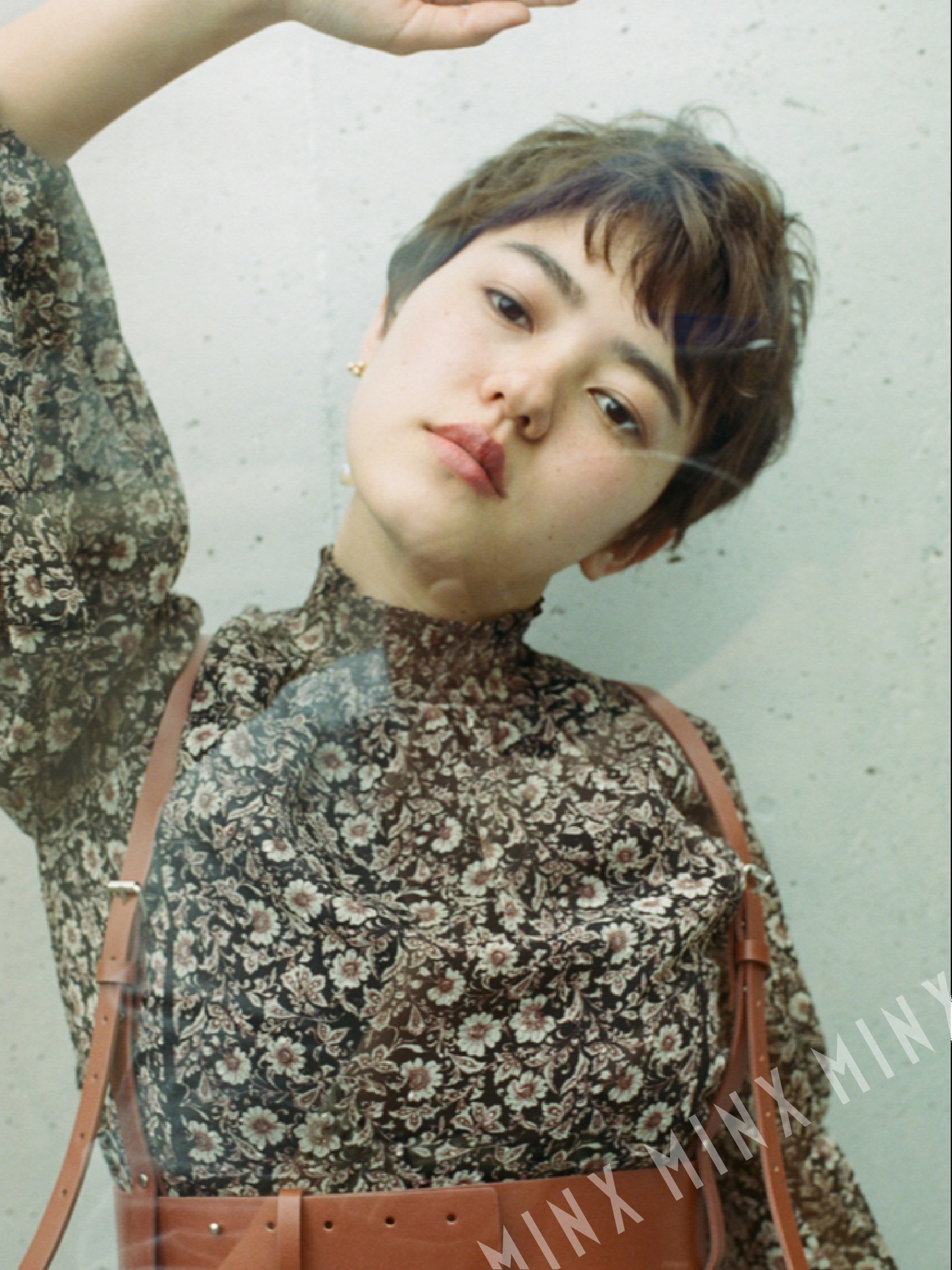 ニュアンスパーマショート 表参道銀座原宿の美容院minx