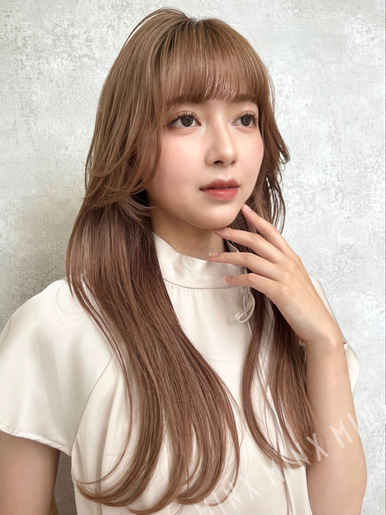 韓国風艶髪くびれヘア | 表参道銀座原宿の美容院MINX