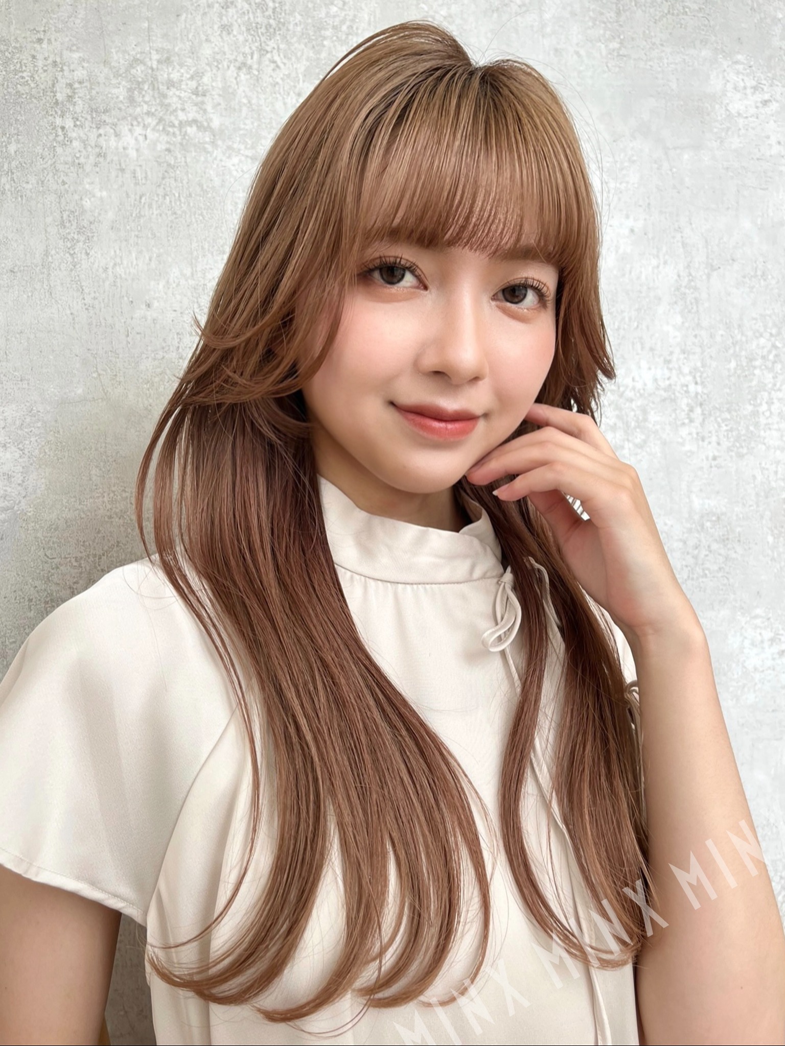 韓国風艶髪くびれヘア | 表参道銀座原宿の美容院MINX