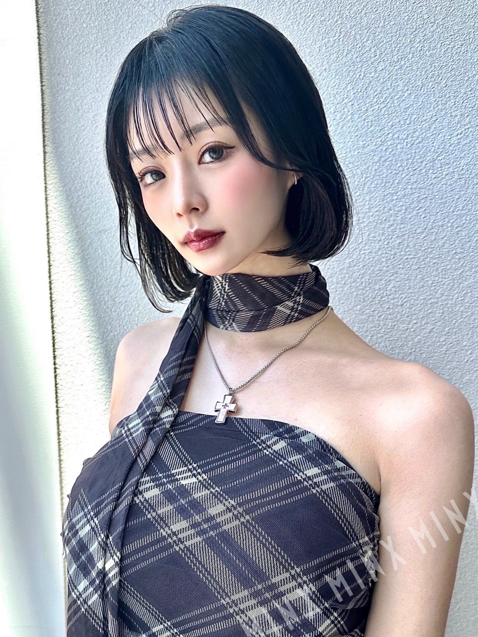 2025年モデル✨美品✨アメリ　ダブルレイヤーライクカーブベスト 韓国風レイヤーボブ | 表参道銀座原宿の美容院MINX