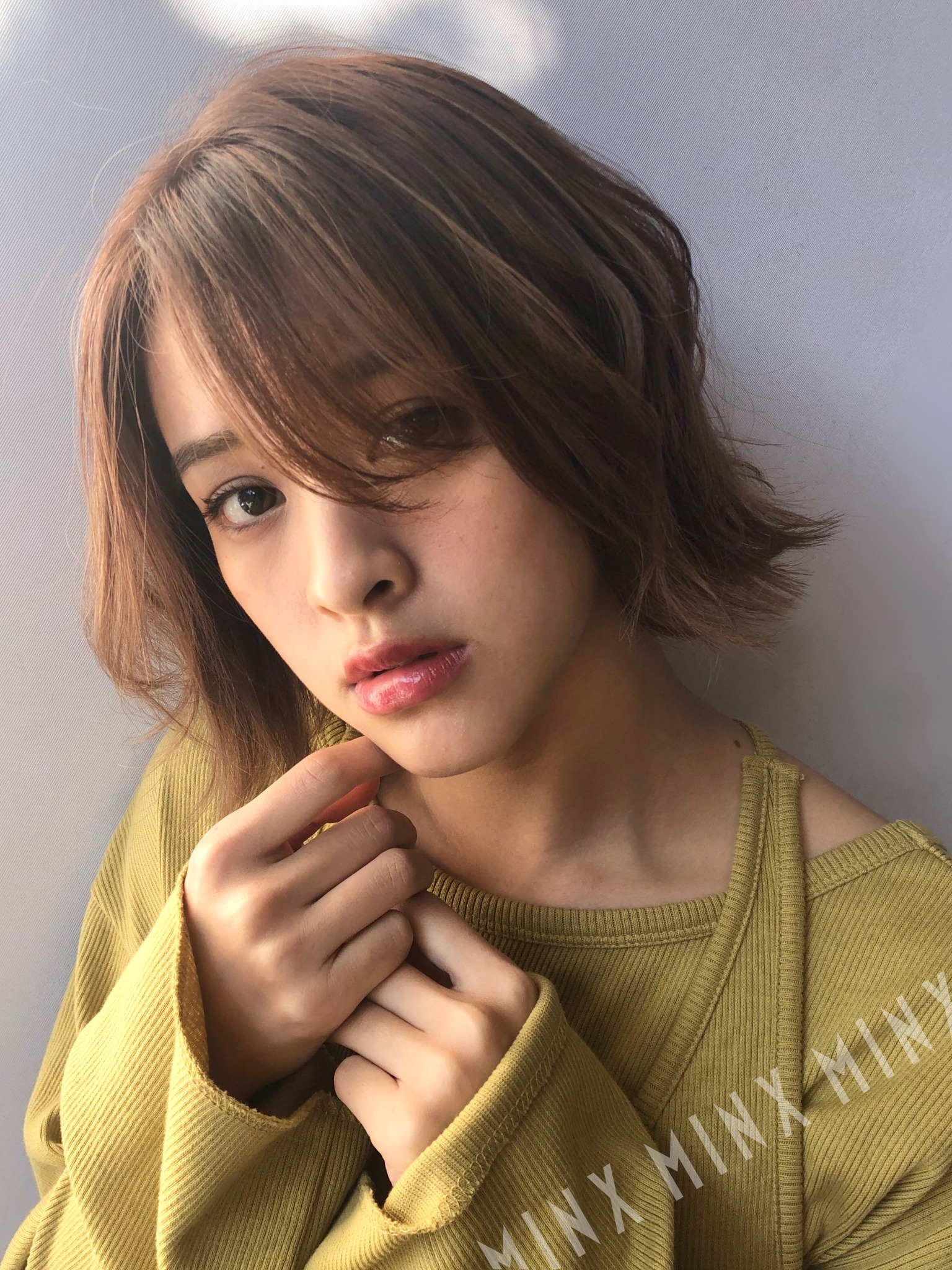 ひし形ミディアム 表参道銀座原宿の美容院minx