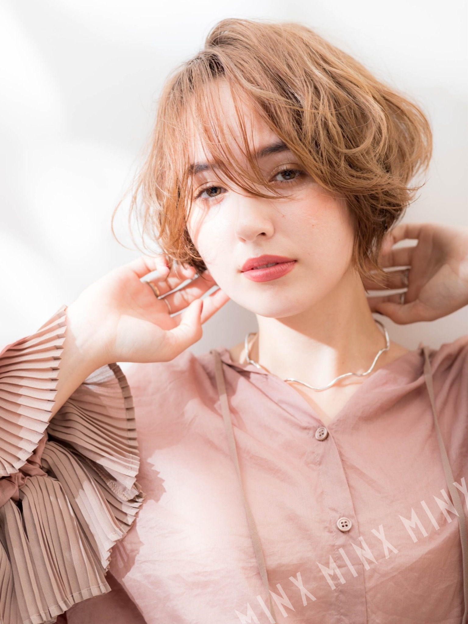 エアリーパーマショート 表参道銀座原宿の美容院minx