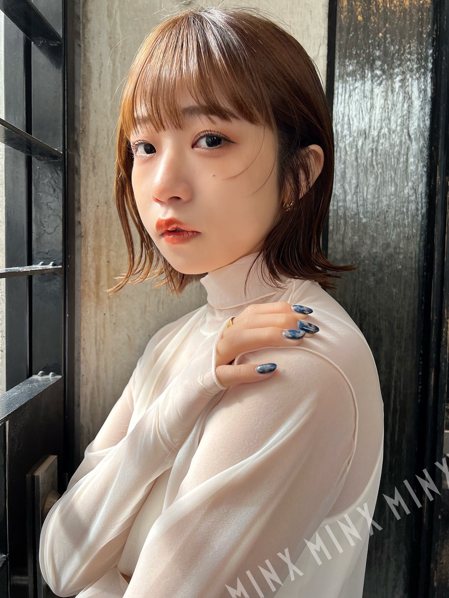 切りっぱなしくびれボブ | 表参道銀座原宿の美容院MINX