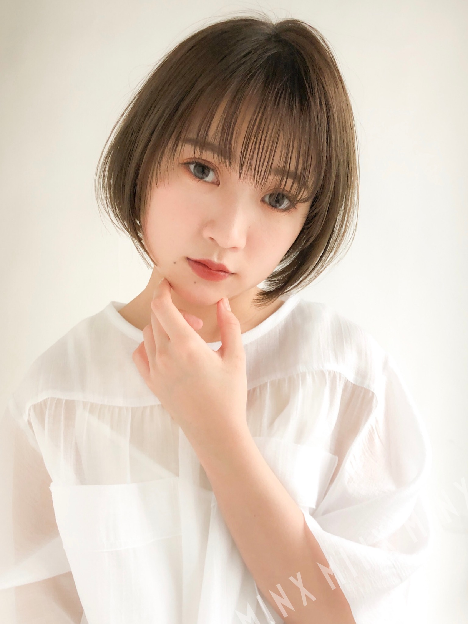MINX清水】大人かわいい 小顔 ショートボブ | 表参道銀座原宿の美容院MINX