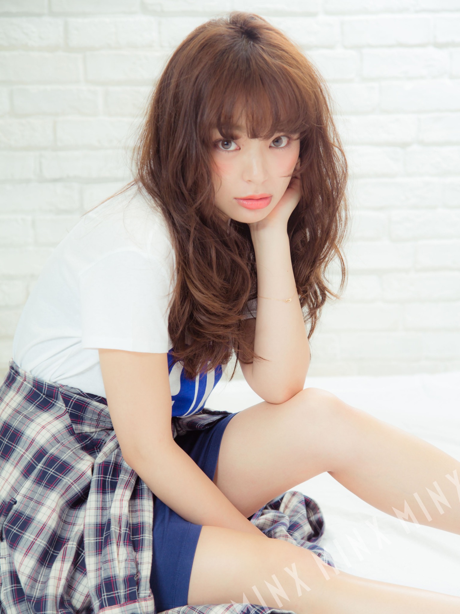 夏オススメ石原さとみ風シースルーバング 表参道銀座原宿の美容院minx