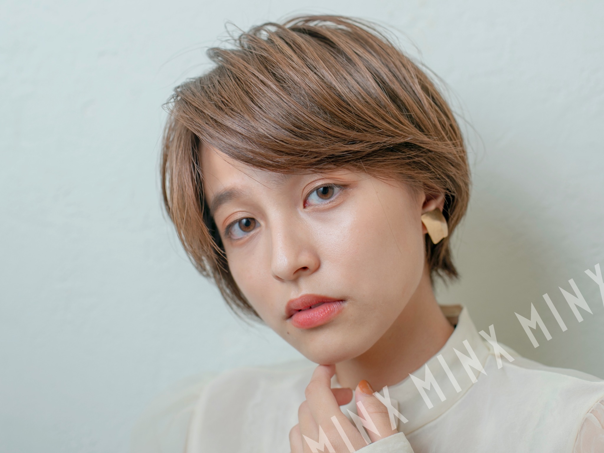 ナチュラルシアーカラー×セシルカット | 表参道銀座原宿の美容院MINX