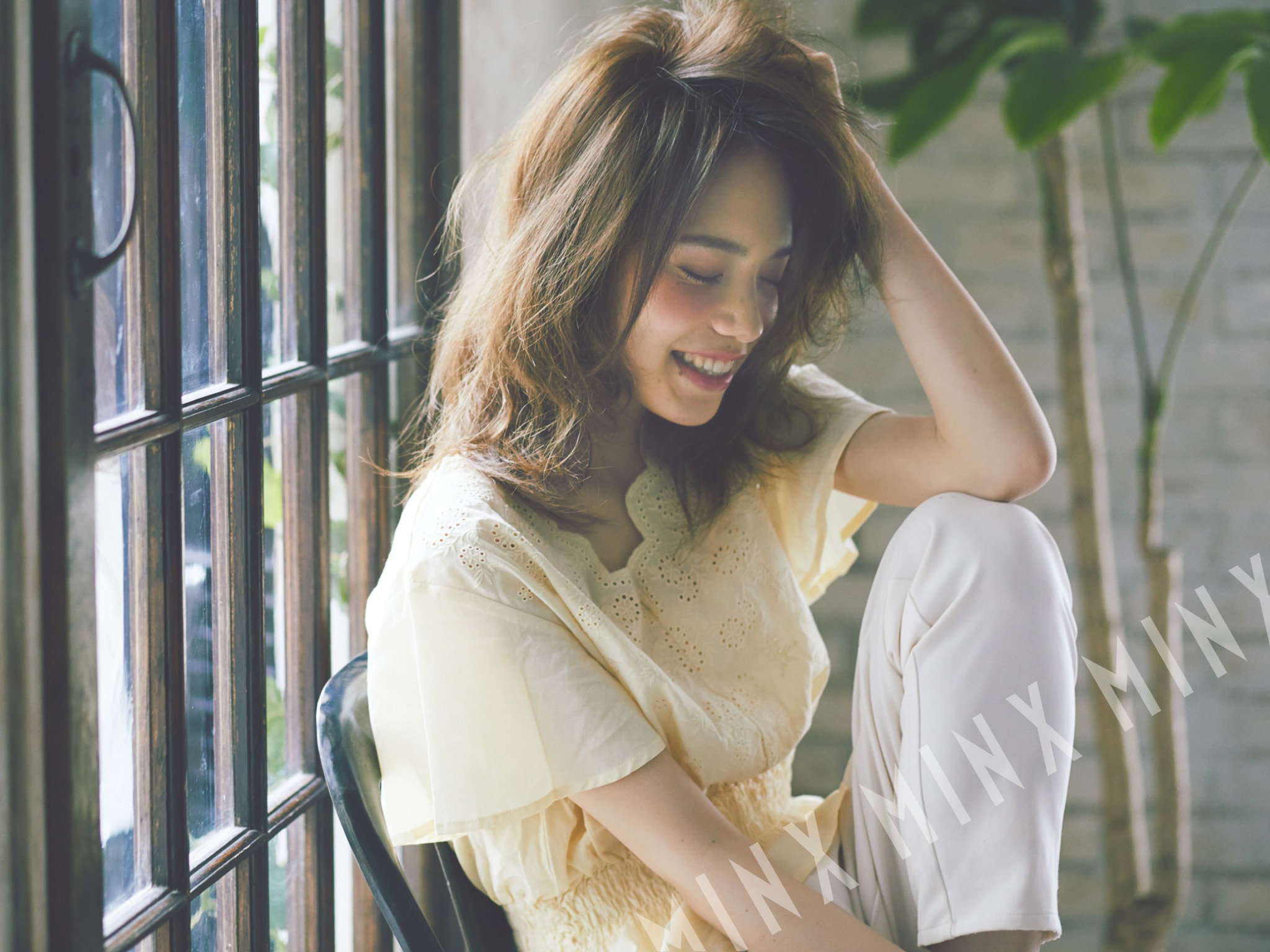 ナチュラルで自然体な大人女性のハッピースタイル 表参道銀座原宿の美容院minx